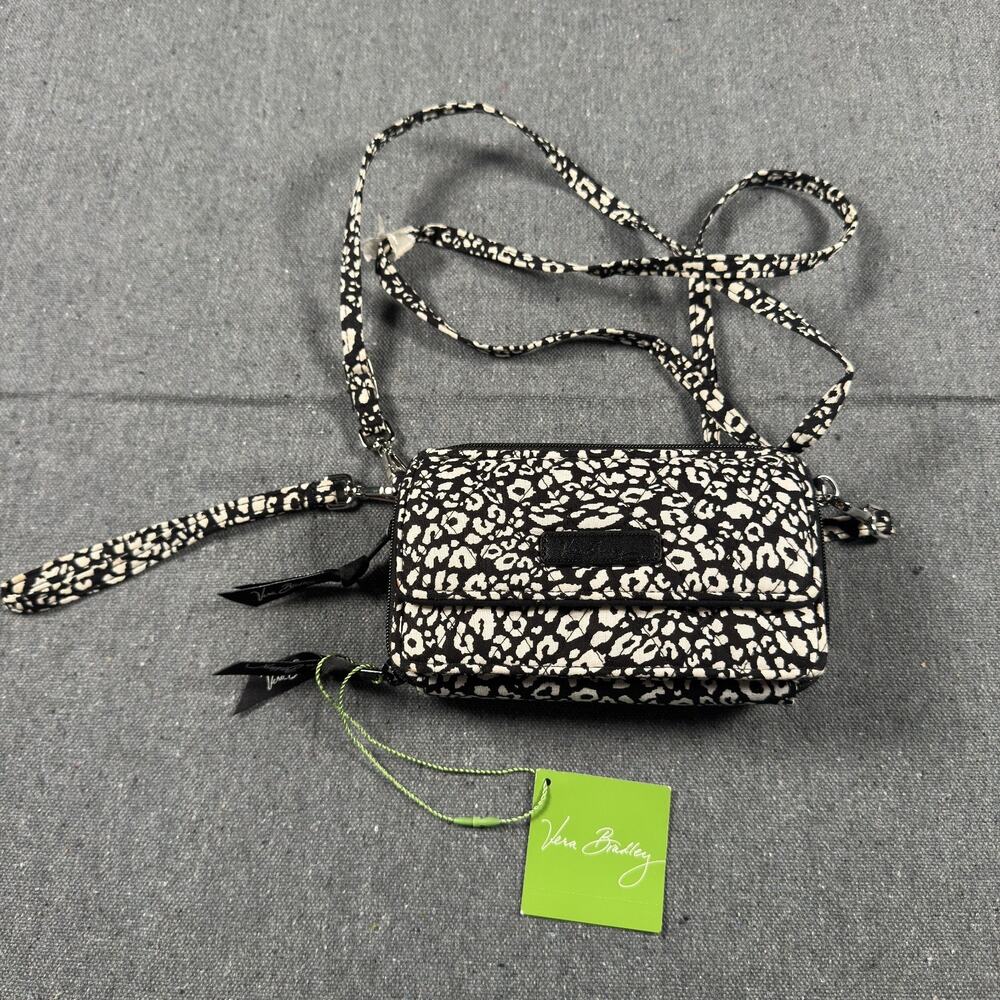 Vera Bradley All in One Crossbody iPhone Camocat Signature Print New NWT